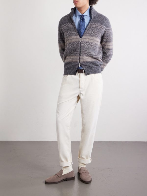 Cutaway-Collar Cotton-Chambray Shirt - OU Cutaway-Collar Cotton-Chambray Shirt - OU