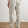 Straight-Leg Pleated Cotton-Corduroy Suit Trousers - BK