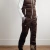 Straight-Leg Padded Shell-Trimmed Cotton-Corduroy Ski Pants - OU Straight-Leg Padded Shell-Trimmed Cotton-Corduroy Ski Pants - OU