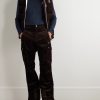 Slim-Fit Logo-Print Stretch-Silk Jersey Base Layer - OU Slim-Fit Logo-Print Stretch-Silk Jersey Base Layer - OU