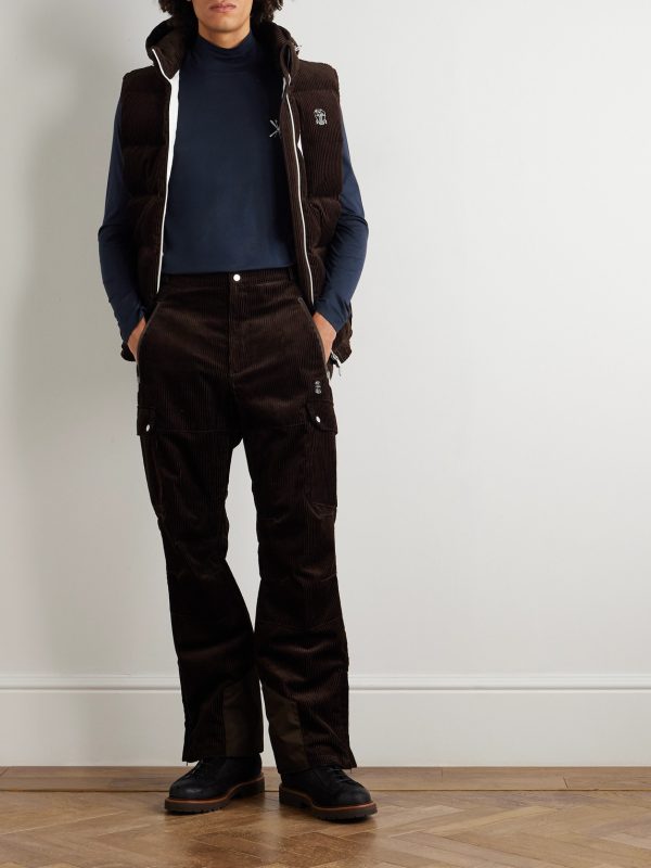 Slim-Fit Logo-Print Stretch-Silk Jersey Base Layer - OU Slim-Fit Logo-Print Stretch-Silk Jersey Base Layer - OU