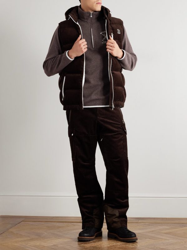 Logo-Embroidered Fleece Half-Zip Ski Base Layer - OU Logo-Embroidered Fleece Half-Zip Ski Base Layer - OU