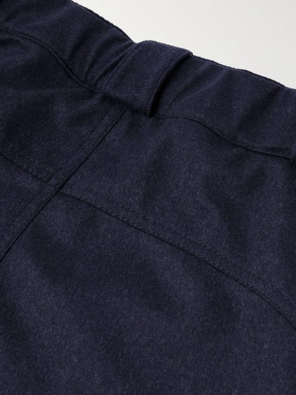 Straight-Leg Padded Shell-Trimmed Wool-Felt Ski Pants - CU Straight-Leg Padded Shell-Trimmed Wool-Felt Ski Pants - CU