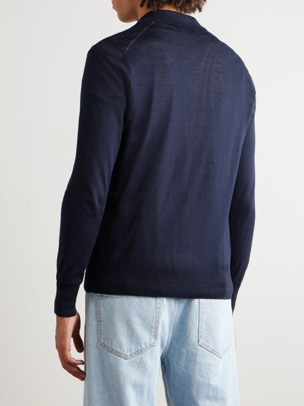 Silk and Cotton-Blend Cardigan - BK Silk and Cotton-Blend Cardigan - BK