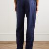 Wide-Leg Virgin Wool-Felt Trousers - BK