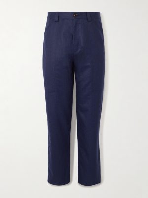 Wide-Leg Virgin Wool-Felt Trousers Wide-Leg Virgin Wool-Felt Trousers