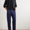 Wide-Leg Virgin Wool-Felt Trousers - OU