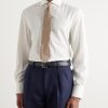 Cutaway-Collar Virgin Wool Shirt - FR