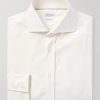 Cutaway-Collar Virgin Wool Shirt