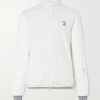 Logo-Embroidered Cashmere and Cotton-Blend Shell Ski Jacket