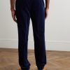 Straight-Leg Pleated Cotton-Corduroy Trousers - BK Straight-Leg Pleated Cotton-Corduroy Trousers - BK