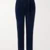 Straight-Leg Pleated Cotton-Corduroy Trousers Straight-Leg Pleated Cotton-Corduroy Trousers