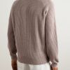 Ribbed Cashmere Sweater - BK Ribbed Cashmere Sweater - BK
