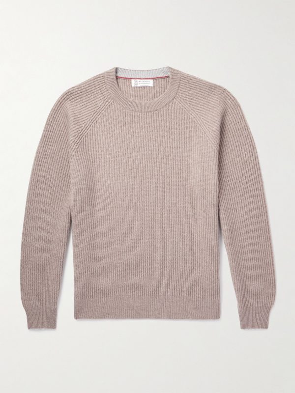 Ribbed Cashmere Sweater Ribbed Cashmere Sweater