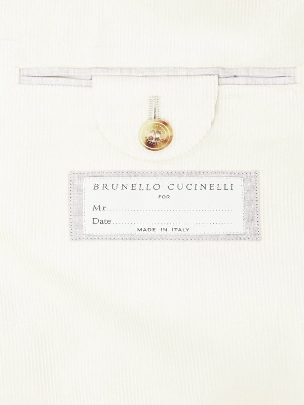 Double-Breasted Cotton-Corduroy Suit Jacket - E1