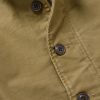Corduroy-Trimmed Cotton Jacket - CU Corduroy-Trimmed Cotton Jacket - CU