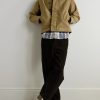 Corduroy-Trimmed Cotton Jacket - OU Corduroy-Trimmed Cotton Jacket - OU