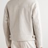 Slim-Fit Ribbed Shearling Jacket - BK