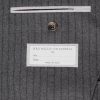 Slim-Fit Pinstriped Wool-Felt Suit Jacket - E1 Slim-Fit Pinstriped Wool-Felt Suit Jacket - E1
