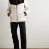 Logo-Embroidered Corduroy-Trimmed Padded Shell Ski Jacket - OU Logo-Embroidered Corduroy-Trimmed Padded Shell Ski Jacket - OU