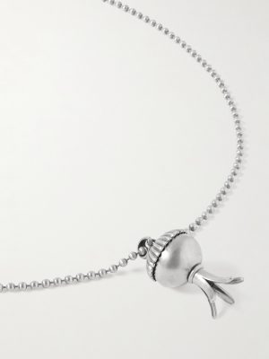 Squash Blossom Sterling Silver Necklace