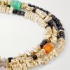 Como 14-Karat Gold-Plated Multi-Stone Beaded Bracelet - CU Como 14-Karat Gold-Plated Multi-Stone Beaded Bracelet - CU