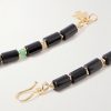 Utica 14-Karat Gold-Plated Multi-Stone Beaded Necklace - BK Utica 14-Karat Gold-Plated Multi-Stone Beaded Necklace - BK
