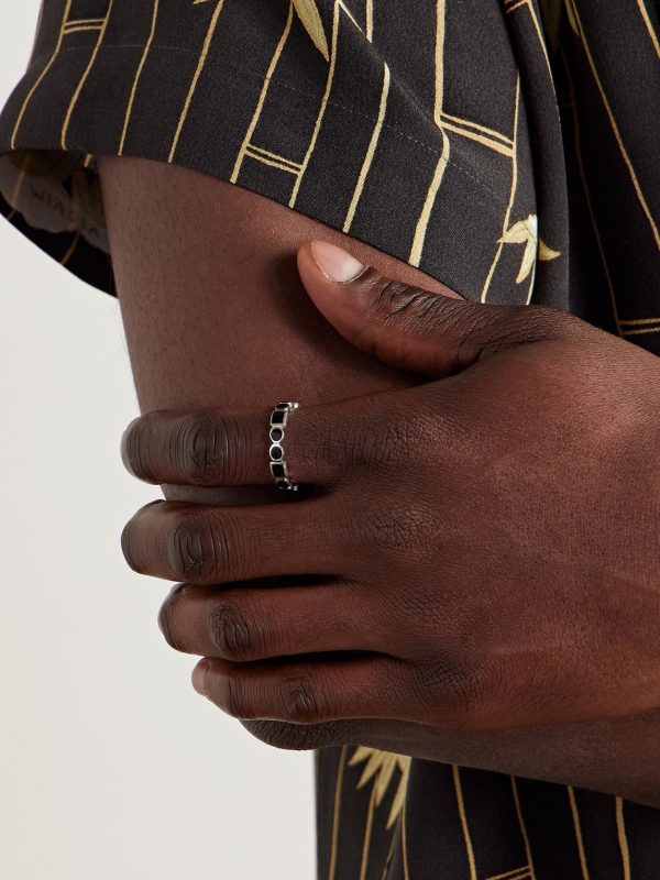 Sterling Silver Onyx Ring - OU