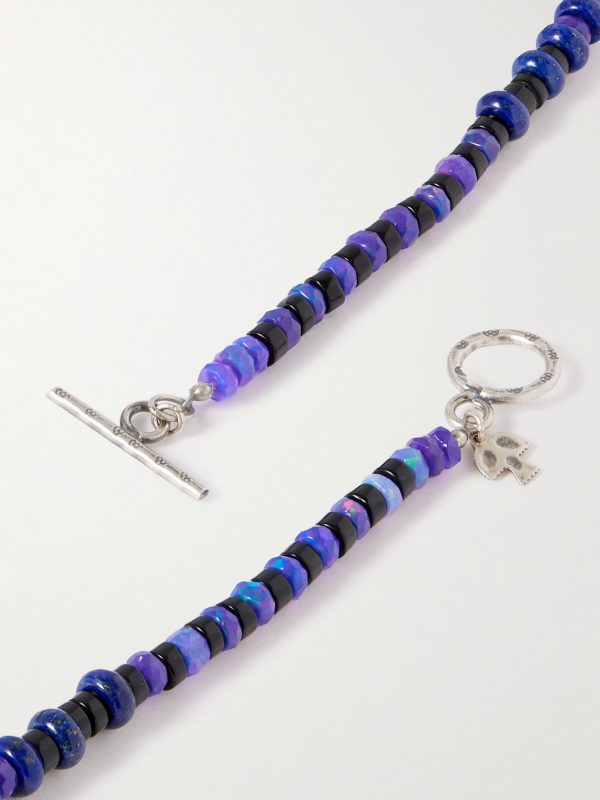 Sitka Sterling Silver Multi-Stone Beaded Bracelet - BK Sitka Sterling Silver Multi-Stone Beaded Bracelet - BK
