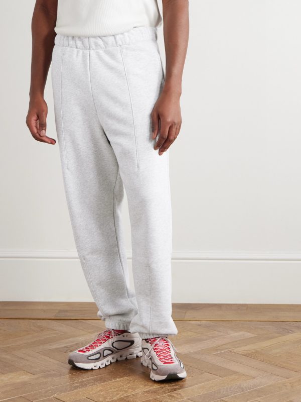 Club Tapered Organic Cotton-Blend Jersey Sweatpants - FR
