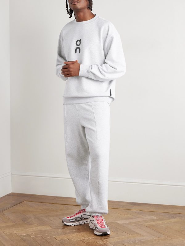 Club Tapered Organic Cotton-Blend Jersey Sweatpants - OU