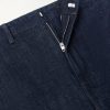 Twisted Barrel-Leg Belted Organic Jeans - E1 Twisted Barrel-Leg Belted Organic Jeans - E1