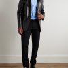Slim-Fit Harness-Detailed Stretch-Cotton Shirt - OU