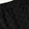 Wide-Leg Monogrammed Linen-Blend Jacquard Shorts - CU Wide-Leg Monogrammed Linen-Blend Jacquard Shorts - CU