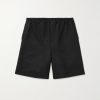 Wide-Leg Monogrammed Linen-Blend Jacquard Shorts Wide-Leg Monogrammed Linen-Blend Jacquard Shorts