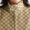 Monogrammed Cotton-Blend Canvas Bomber Jacket - E2 Monogrammed Cotton-Blend Canvas Bomber Jacket - E2