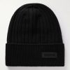 Logo-Appliquéd Ribbed Wool Beanie