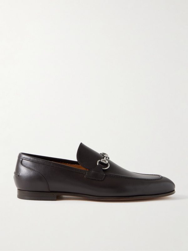 Jordaan Horsebit-Embellished Leather Loafers Jordaan Horsebit-Embellished Leather Loafers