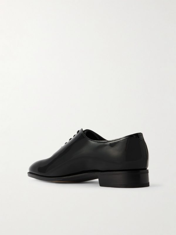 Marldon Whole-Cut Patent-Leather Oxford Shoes - BK Marldon Whole-Cut Patent-Leather Oxford Shoes - BK