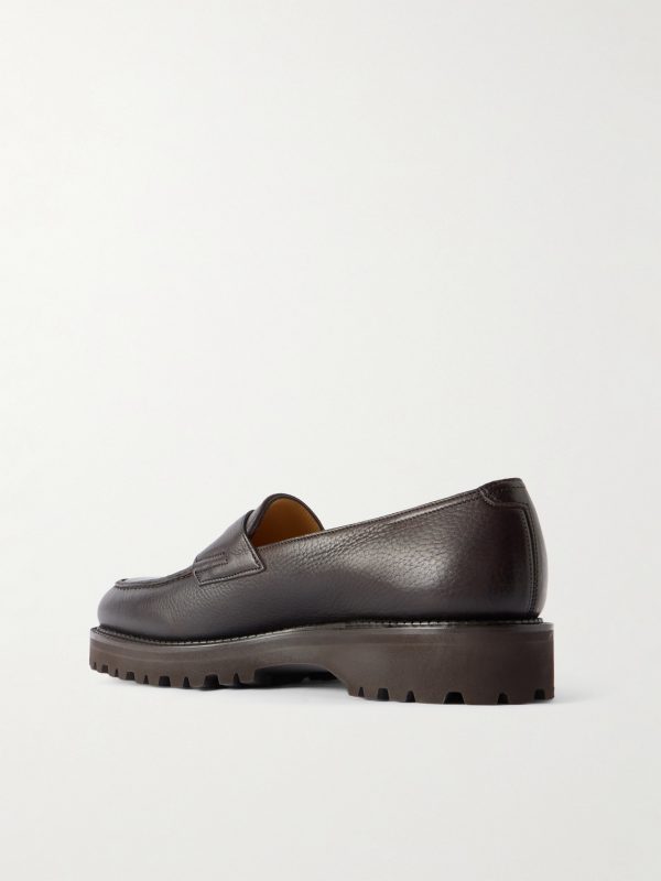 Lopez New Standard Full-Grain Leather Penny Loafers - BK Lopez New Standard Full-Grain Leather Penny Loafers - BK