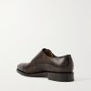 William Leather Monk-Strap Shoes - BK