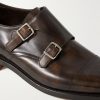 William Leather Monk-Strap Shoes - CU