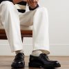 Tide Glossed-Leather Boat Shoes - OU Tide Glossed-Leather Boat Shoes - OU