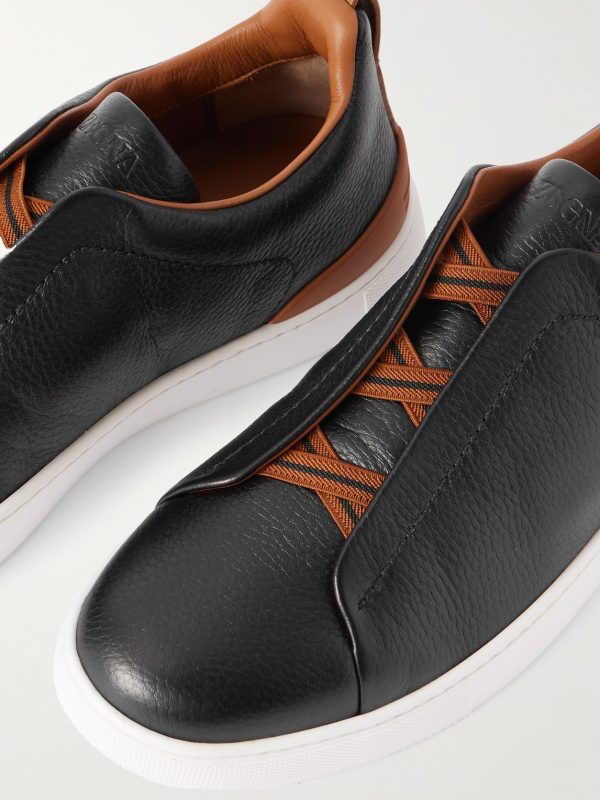 Triple Stitch™ Full-Grain Deerskin Slip-On Sneakers - CU