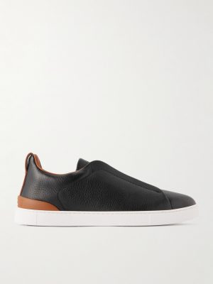 Triple Stitch™ Full-Grain Deerskin Slip-On Sneakers