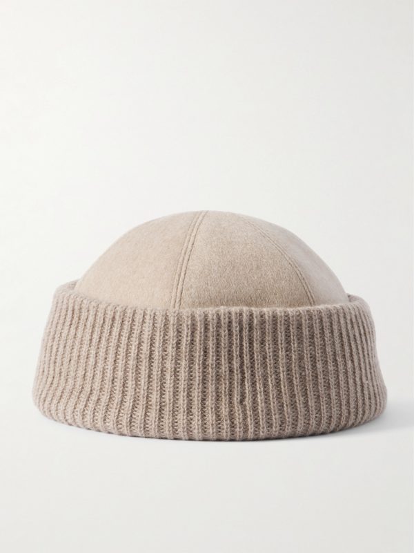 Logo-Appliquéd Storm System® Cashmere Beanie - BK