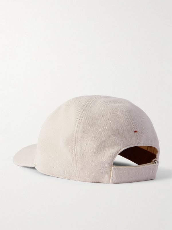 Logo-Embroidered Cotton-Piqué Baseball Cap - BK Logo-Embroidered Cotton-Piqué Baseball Cap - BK