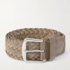 4cm Woven Suede Belt 4cm Woven Suede Belt