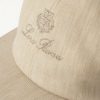 Logo-Embroidered Linen Baseball Cap - CU