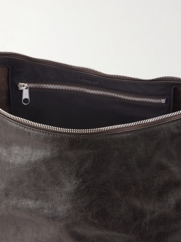 Belted Leather Tote Bag - E1 Belted Leather Tote Bag - E1